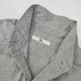 45R/45rpm ハケ目ビッグシャツ チュニック プルオーバー 定価29700円 ブラウス シャツ グレー レディース フォーティーファイブアールピーエム【中古】5-1027M∞