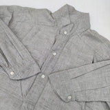 45R/45rpm ハケ目ビッグシャツ チュニック プルオーバー 定価29700円 ブラウス シャツ グレー レディース フォーティーファイブアールピーエム【中古】5-1027M∞