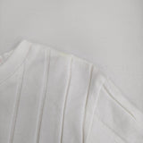 YOUNG & OLSEN BROAD RIB CREW NECK サイズ1 リブ 半袖Ｔシャツ カットソー ホワイト レディース ヤングアンドオルセン【中古】5-0725S♪