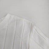 YOUNG & OLSEN BROAD RIB CREW NECK サイズ1 リブ 半袖Ｔシャツ カットソー ホワイト レディース ヤングアンドオルセン【中古】5-0725S♪