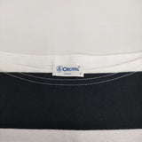 ORCIVAL RC-6829 ワイドボーダー サイズF 半袖Ｔシャツ カットソー ホワイト ブラック レディース オーシバル/オーチバル【中古】5-0725S♪