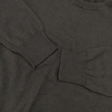 URBAN RESEARCH DOORS コットンクルーネック セーター ニット ブラック レディース アーバンリサーチドアーズ【中古】5-1027M∞