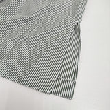 Simplicite タックスリーブシャツワンピース 定価6600円 ストライプ ワンピース 22SS グリーン ホワイト レディース シンプリシテェ【中古】5-0725S♪