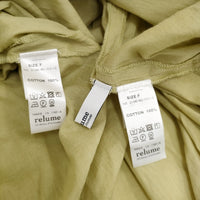 JOURNAL STANDARD relume コットンボイルクリンクルフレンチスリーブワンピース イエロー ジャーナルスタンダードレリューム【中古】5-0725S♪