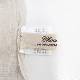 chocolatier par MULTIPLE MARMELADE マルティプルマーマレード チュール レース 刺繍 シルク ストール ベージュ レディース【中古】5-0913G◎