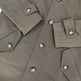 Le Minor Vent d ouest par Le Minor ウールライナーベスト付き コート カーキ レディース ルミノア【中古】5-1027T∞