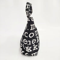 marimekko MARILOGO VERONIKA マリロゴ ヴェロニカ トートバッグ ブラック ホワイト レディース マリメッコ【中古】5-0918G∞