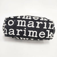marimekko MARILOGO VERONIKA マリロゴ ヴェロニカ トートバッグ ブラック ホワイト レディース マリメッコ【中古】5-0918G∞