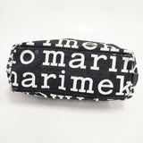 marimekko MARILOGO VERONIKA マリロゴ ヴェロニカ トートバッグ ブラック ホワイト レディース マリメッコ【中古】5-0918G∞