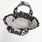 marimekko MARILOGO VERONIKA マリロゴ ヴェロニカ トートバッグ ブラック ホワイト レディース マリメッコ【中古】5-0918G∞