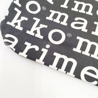 marimekko MARILOGO VERONIKA マリロゴ ヴェロニカ トートバッグ ブラック ホワイト レディース マリメッコ【中古】5-0918G∞