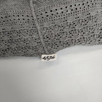 45R/45rpm 5098067 アイスコットンレースのハッピィ 定価35200円 カーディガン グレー レディース フォーティーファイブアールピーエム【中古】5-0812M△