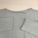 JURGEN LEHL J0191KB032 ヘンプ モヘヤ セーター ニット ライトブルー レディース ヨーガンレール【中古】5-1225T∞