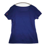 JURGEN LEHL J0143UB481 タコ 刺繍 半袖Ｔシャツ カットソー ブルー レディース ヨーガンレール【中古】5-0725S♪