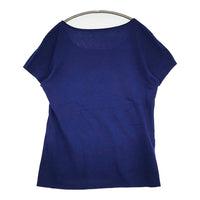 JURGEN LEHL J0143UB481 タコ 刺繍 半袖Ｔシャツ カットソー ブルー レディース ヨーガンレール【中古】5-0725S♪