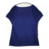 JURGEN LEHL J0143UB481 タコ 刺繍 半袖Ｔシャツ カットソー ブルー レディース ヨーガンレール【中古】5-0725S♪