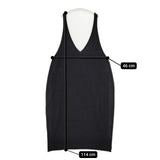 JURGEN LEHL J0114KA521 ウール ニット 日本製 ノースリーブ ワンピース ブラック レディース ヨーガンレール【中古】5-1225T∞