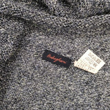 babaghuri J0591KB111 リネンニット 日本製 チュニック ブラック グレー レディース ババグーリ【中古】5-1027M∞