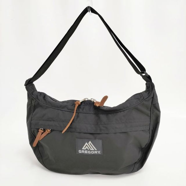 GREGORY サッチェルM SATCHEL M 定価14300円 コーデュラナイロン ショルダーバッグ ブラック レディース グレゴリー【中古】5-0918G∞