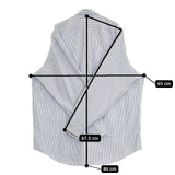 POLO RALPH LAUREN ビッグフィット オックス ストライプ ボタンダウン 長袖シャツ ブルー ホワイト メンズ ポロ・ラルフローレン【中古】5-1201M∞