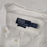 POLO RALPH LAUREN ビッグシャツ オックス ボタンダウン 長袖シャツ ホワイト メンズ ポロ・ラルフローレン【中古】5-1201M∞