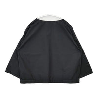 and wander 574-3183049 CORDURA typewriter pullover (W) 定価22000円 カラビナ付き 長袖シャツ ブラック レディース アンドワンダー【中古】5-0904M△