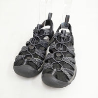KEEN WHISPER ウィスパー サイズ23.5cm サンダル ブラック グレー レディース キーン【中古】5-0808S◎