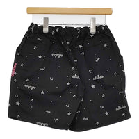 adidas 未使用品 総柄 サイズS ショートパンツ ハーフパンツ ショーツ ブラック ホワイト レディース アディダス【中古】5-0725S♪