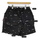 adidas 未使用品 総柄 サイズS ショートパンツ ハーフパンツ ショーツ ブラック ホワイト レディース アディダス【中古】5-0725S♪