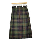 O'NEIL OF DUBLIN DERRY CHAN キルト 巻き 定価25000円 スカート グリーン ブラウン レディース オニールオブダブリン【中古】5-1225T∞