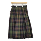 O'NEIL OF DUBLIN DERRY CHAN キルト 巻き 定価25000円 スカート グリーン ブラウン レディース オニールオブダブリン【中古】5-1225T∞