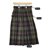 O'NEIL OF DUBLIN DERRY CHAN キルト 巻き 定価25000円 スカート グリーン ブラウン レディース オニールオブダブリン【中古】5-1225T∞