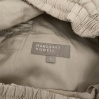 MARGARET HOWELL 578-0142608 サイズ1 リネン イージーパンツ パンツ ベージュ レディース マーガレットハウエル【中古】5-0725M♪