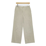 MARGARET HOWELL コットン パンツ ベージュ レディース マーガレットハウエル【中古】5-1027G∞