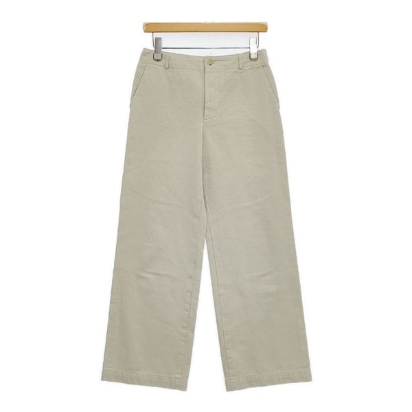 MARGARET HOWELL コットン パンツ ベージュ レディース マーガレットハウエル【中古】5-1027G∞