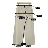 MARGARET HOWELL コットン パンツ ベージュ レディース マーガレットハウエル【中古】5-1027G∞