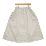 R&D.M.Co- ポリエステルナイロン ガーメントダイポケット ロングスカート ライトベージュ レディース オールドマンズテーラー【中古】5-1109M∞