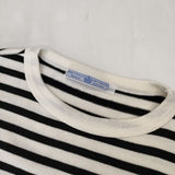 R&D.M.Co- ボーダー コットン セーター ニット ホワイト ブラック レディース オールドマンズテーラー【中古】5-1027M∞