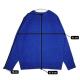 R&D.M.Co- ウール プルオーバー セーター ニット ブルー レディース オールドマンズテーラー【中古】5-1225T∞