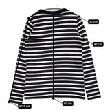 R&D.M.Co- ボーダー ニットソー セーター ニット ネイビー ホワイト レディース オールドマンズテーラー【中古】5-1109M∞