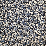 R&D.M.Co- OLD BLUE オールドブルー ギャザー 花柄 ロングスカート ブルー ホワイト レディース オールドマンズテーラー【中古】5-1214M∞