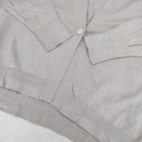 KURASHI&Trips 903-70903196-x コットン カーディガン グレージュ レディース クラシアンドトリップス/北欧、暮らしの道具店【中古】5-1109M∞