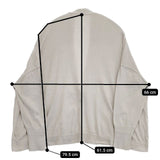 KURASHI&Trips 903-70903196-x コットン カーディガン グレージュ レディース クラシアンドトリップス/北欧、暮らしの道具店【中古】5-1109M∞