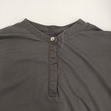 KURASHI&Trips バンドカラードルマンプルオーバー ブラウス グレー レディース クラシアンドトリップス/北欧、暮らしの道具店【中古】5-0725S♪
