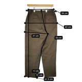 KURASHI&Trips 903-70903718-X リネンコットン サイズM パンツ カーキ レディース クラシアンドトリップス/北欧、暮らしの道具店【中古】5-0904M△