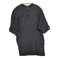 mizuiro-ind 楊柳 インド製 半袖 カットソー ブラック レディース ミズイロインド【中古】5-0725S♪
