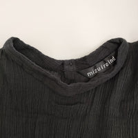mizuiro-ind 楊柳 インド製 半袖 カットソー ブラック レディース ミズイロインド【中古】5-0725S♪