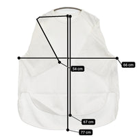 THE RERACS ラグラン ワイドシルエット サイズ38 半袖Ｔシャツ カットソー 23AW ホワイト レディース ザリラクス【中古】5-0809S♪