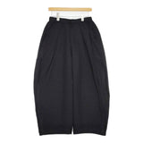 芽風 コットン レーヨン センソユニコ ワイド パンツ ブラック レディース 芽風【中古】5-1027G∞