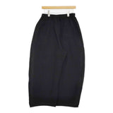 芽風 コットン レーヨン センソユニコ ワイド パンツ ブラック レディース 芽風【中古】5-1027G∞